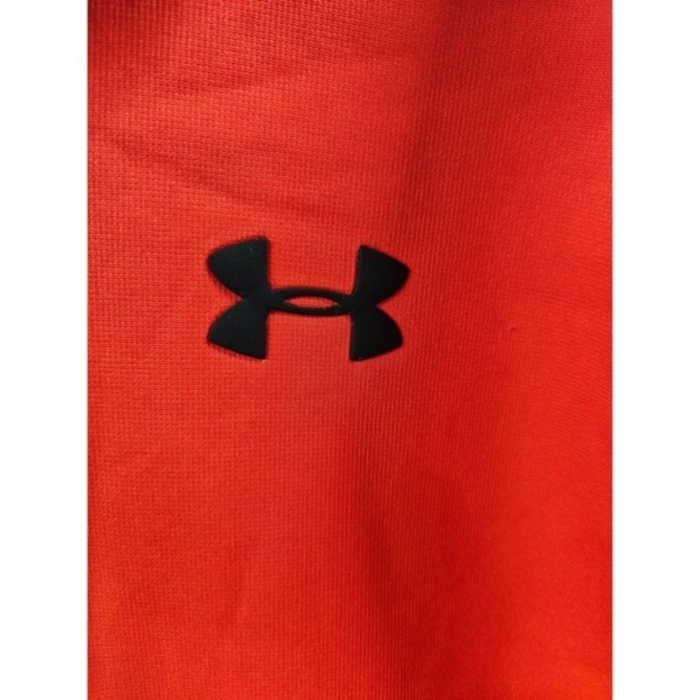 Under Armour XL Neon Orange ColdGear Pullover Long Sleeve Training Top - Picture 4 of 4